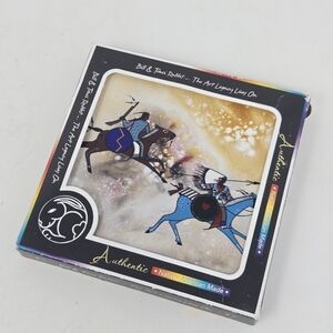 Traci Rabbit "Legends We Ride" Ceramic Art Tile & Easel Cherokee Census #C091452